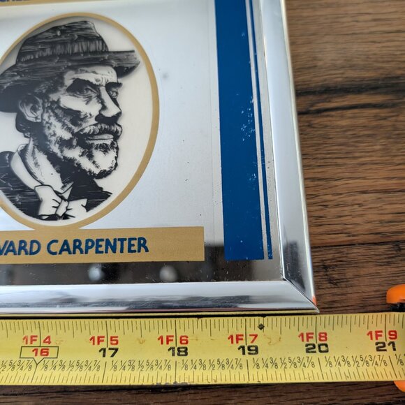 VINTAGE RARE BOODLES BRITISH Dry GIN Mirror Famous Men of History 20”x16” - Picture 10 of 13